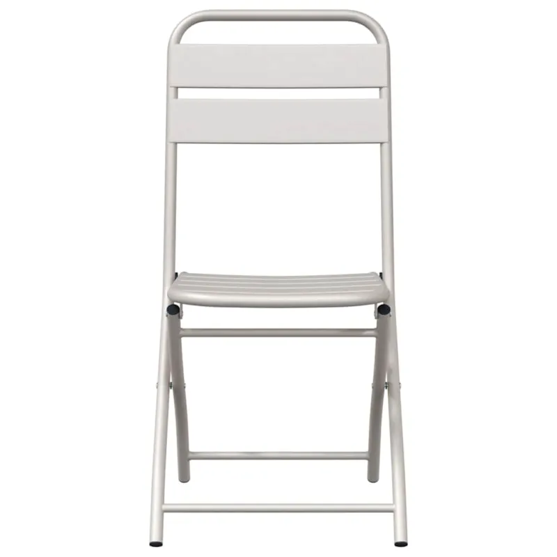 Sodo sulankstoma kėdė 2 pcs Smėlio 42 x 52 x 82cm