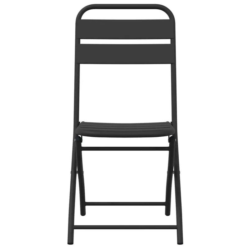 Sodo sulankstoma kėdė 2 pcs Antracitas 42 x 52 x 82cm