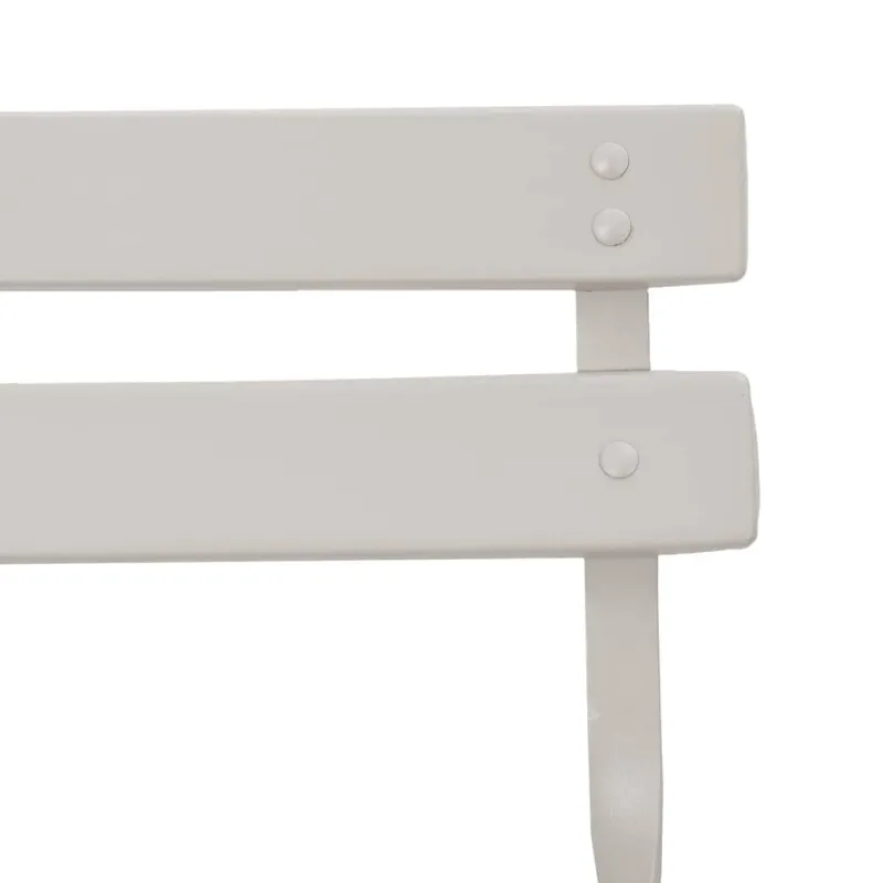 Sodo sulankstoma kėdė 2 pcs Smėlio 42 x 46 x 82cm metalas