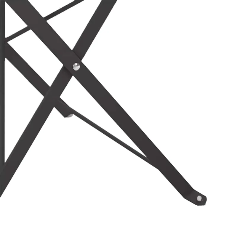 Sodo sulankstoma kėdė 2 pcs Antracitas 42 x 46 x 82cm metalas