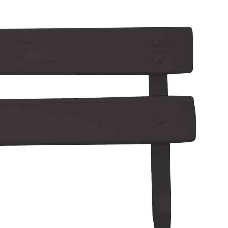 Sodo sulankstoma kėdė 2 pcs Antracitas 42 x 46 x 82cm metalas