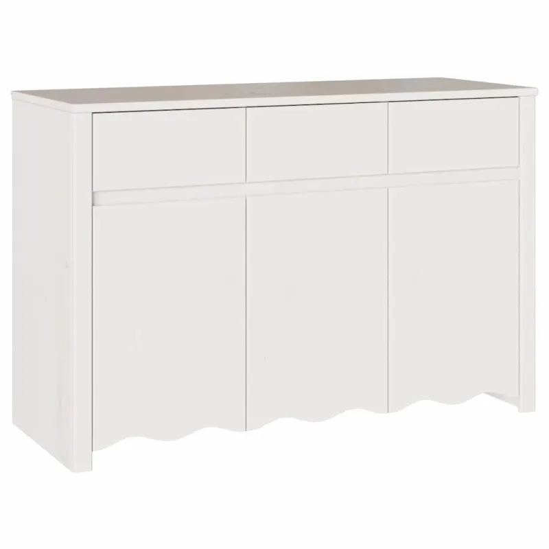Kabalas su stalčių Drammen Balta 114 x 43 x 75,5 cm