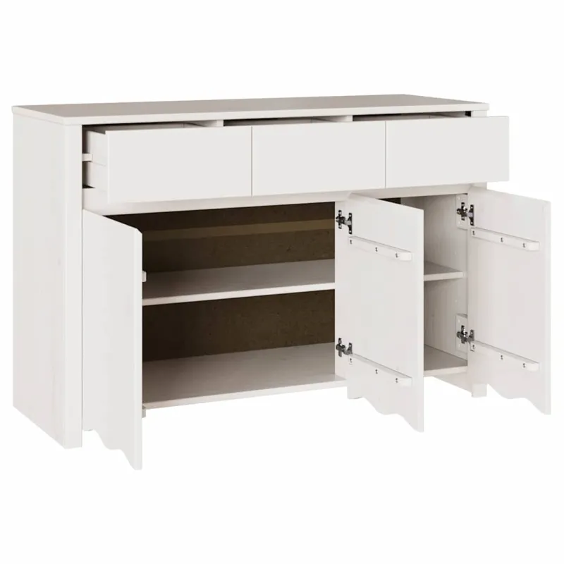 Kabalas su stalčių Drammen Balta 114 x 43 x 75,5 cm