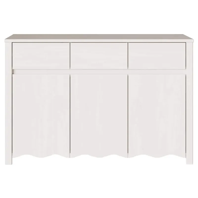 Kabalas su stalčių Drammen Balta 114 x 43 x 75,5 cm
