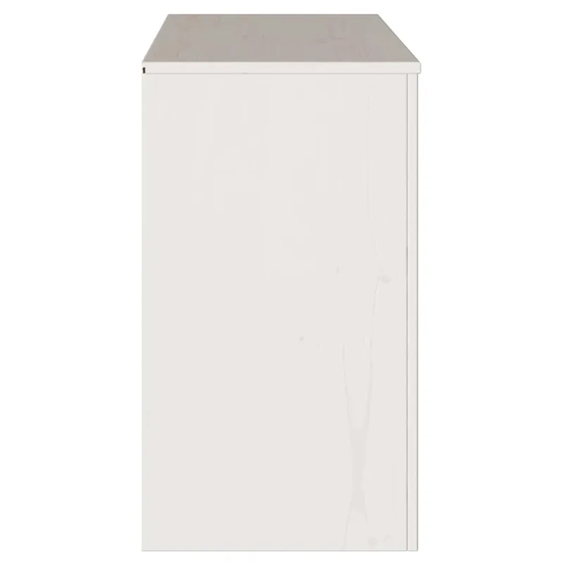 Kabalas su stalčių Drammen Balta 114 x 43 x 75,5 cm