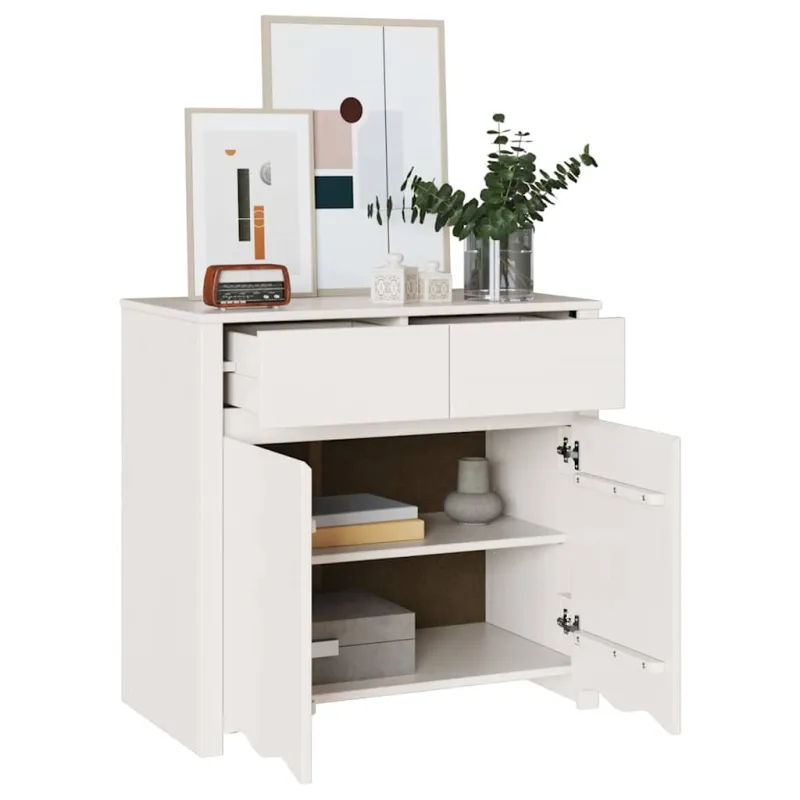 Kabalas Drammen Balta 79 x 43 x 75.5 cm Pušies medienos masyvas