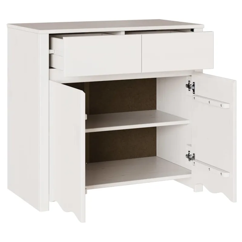 Kabalas Drammen Balta 79 x 43 x 75.5 cm Pušies medienos masyvas