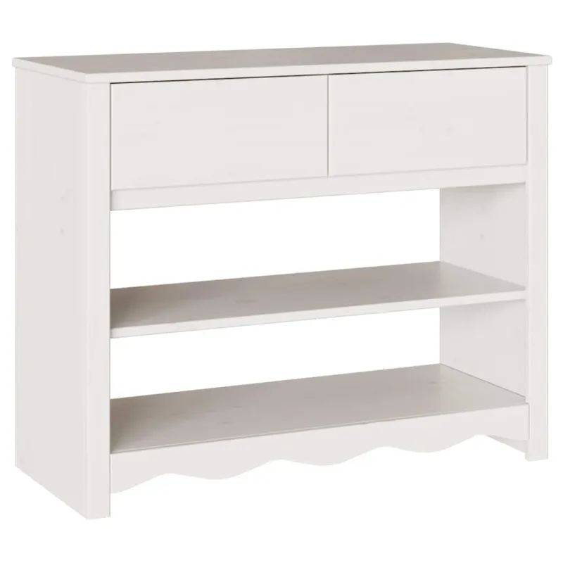 Konsolinis stalas su stalčių Drammen Balta 89,5 x 37 x 73 cm