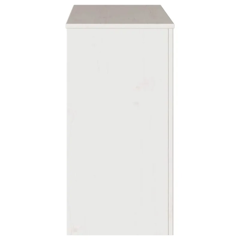 Konsolinis stalas su stalčių Drammen Balta 89,5 x 37 x 73 cm