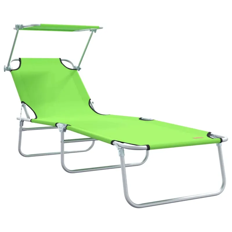 Saulės gultas 2 pcs Žalia 58 x 188 x 77 cm Poliesteris