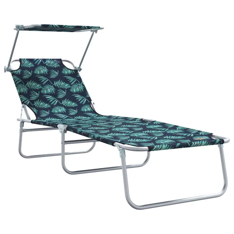 Saulės gultas 2 pcs Žalia 58 x 188 x 77 cm Poliesteris