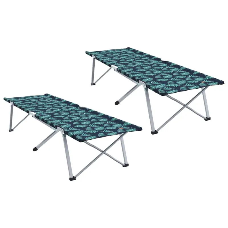 Sulankstoma Kempingo Lova 2 pcs Miškas 194 x 62,5 x 42,5 cm