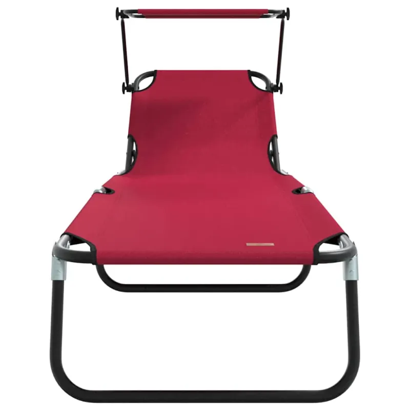 Sulankstomas gultas Raudona 190 x 57 x 81 cm Oksfordas