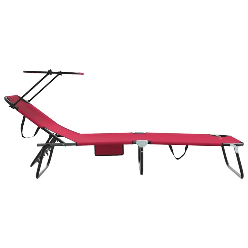 Sulankstomas gultas Raudona 190 x 57 x 81 cm Oksfordas