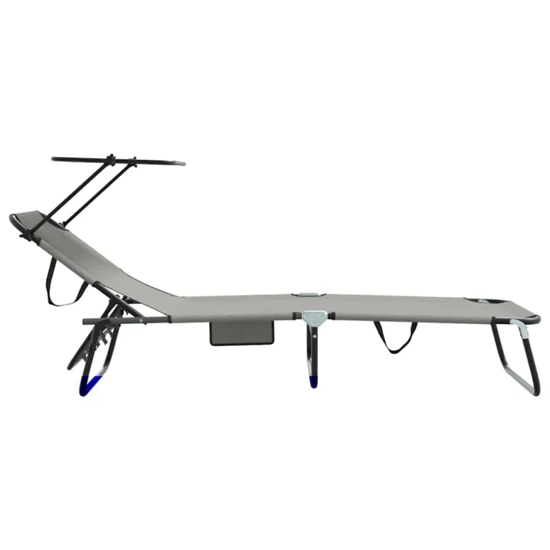 Sulankstomas gultas Pilka 190 x 57 x 81 cm Oksfordas