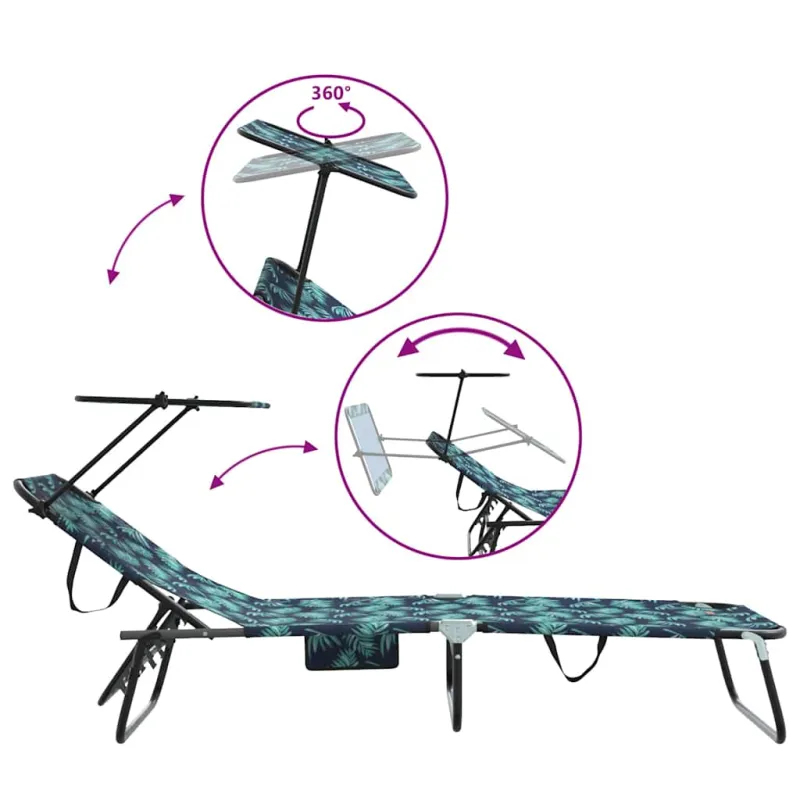 Sulankstomas gultas 2 pcs Įvairiaspalvis 190 x 57 x 81 cm
