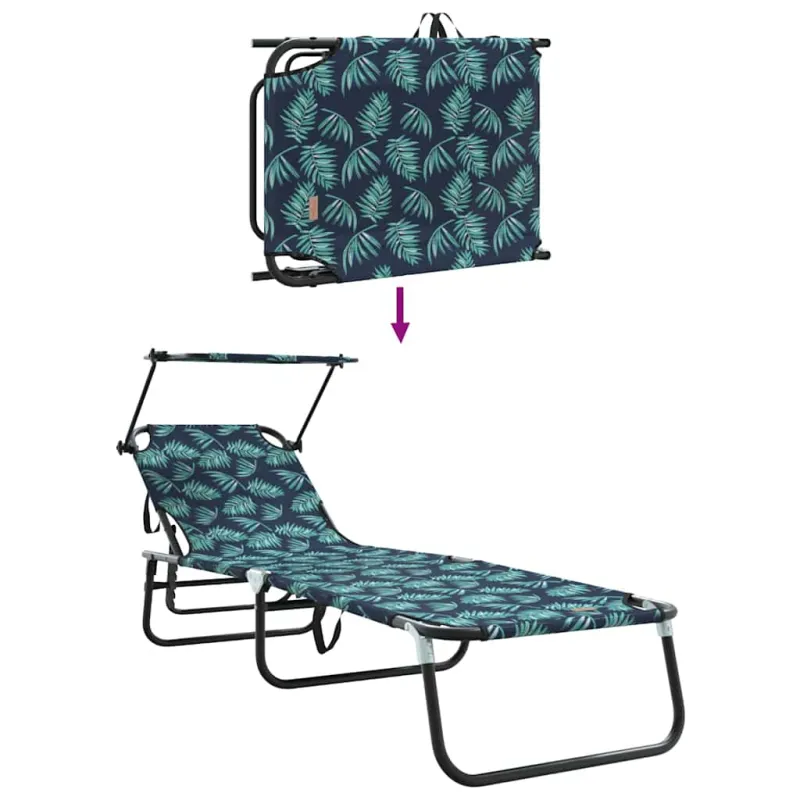 Sulankstomas gultas 2 pcs Įvairiaspalvis 190 x 57 x 81 cm