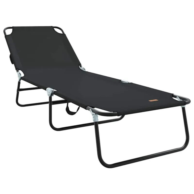 Sulankstomas gultas Juoda 188 x 57 x 86,5 cm Poliesteris