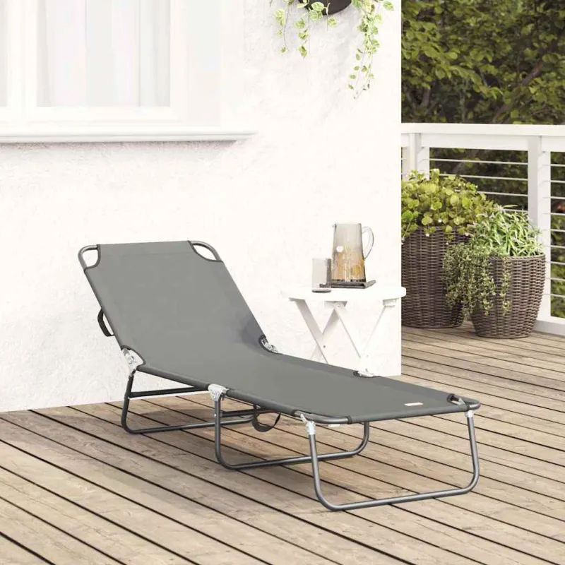 Sulankstomas gultas Pilka 188 x 57 x 86,5 cm Poliesteris