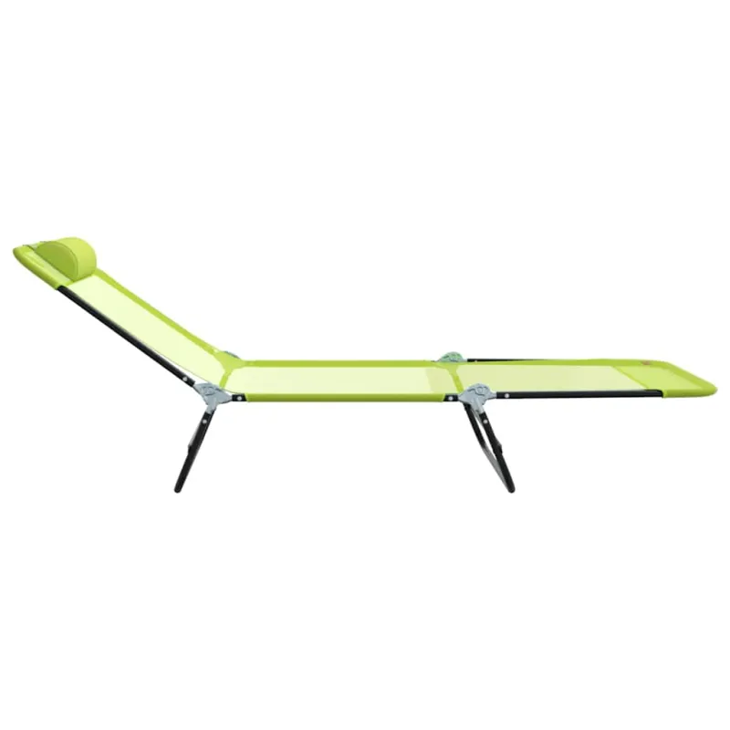 Sulankstomas gultas Žalia 182 x 55 x 85,5 cm Tekstilenas