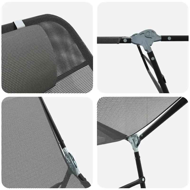 Sulankstomas gultas Pilka 182 x 55 x 85,5 cm Tekstilenas