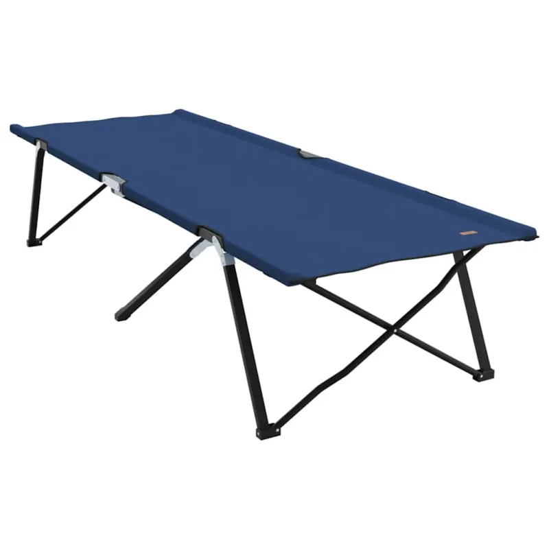 Sulankstoma Kempingo Lova 2 pcs Mėlyna 206 x 76 x 74 cm
