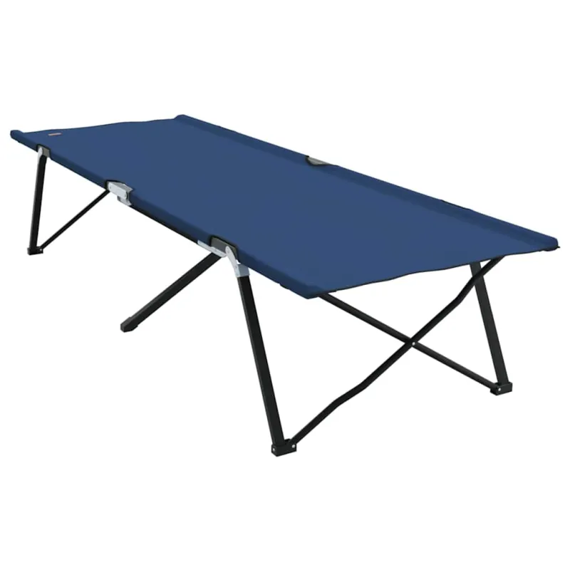 Sulankstoma Kempingo Lova 2 pcs Mėlyna 206 x 76 x 74 cm