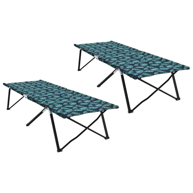 Sulankstoma Kempingo Lova Lapelis 2 pcs Miškas 206 x 76 x 74 cm