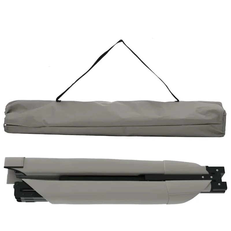 Sulankstoma Kempingo Lova 2 pcs Pilka 193 x 69 x 45 cm