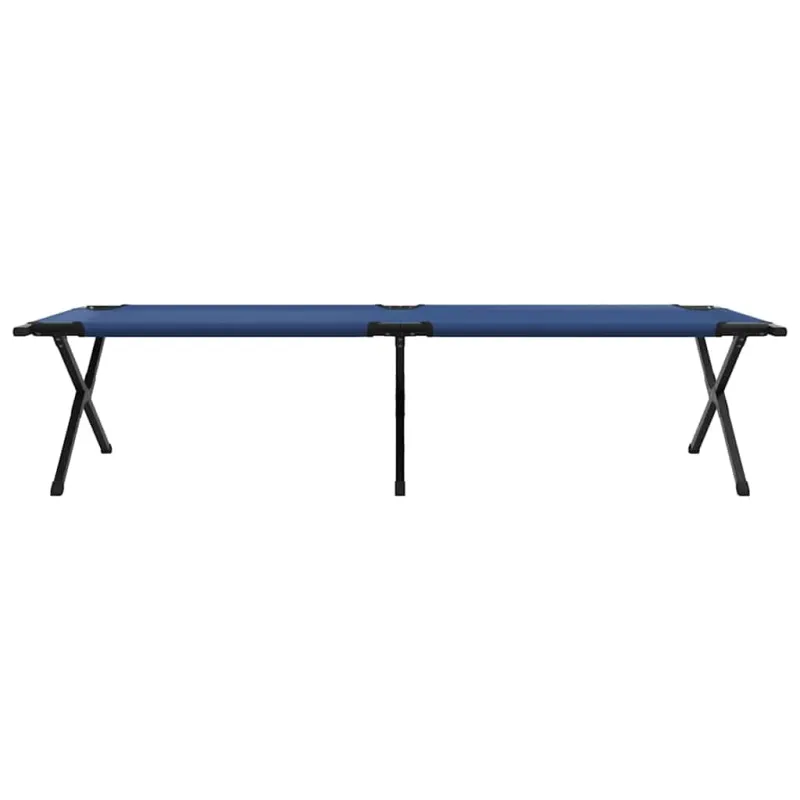 Sulankstoma Kempingo Lova 2 pcs Mėlyna 210 x 80 x 46 cm