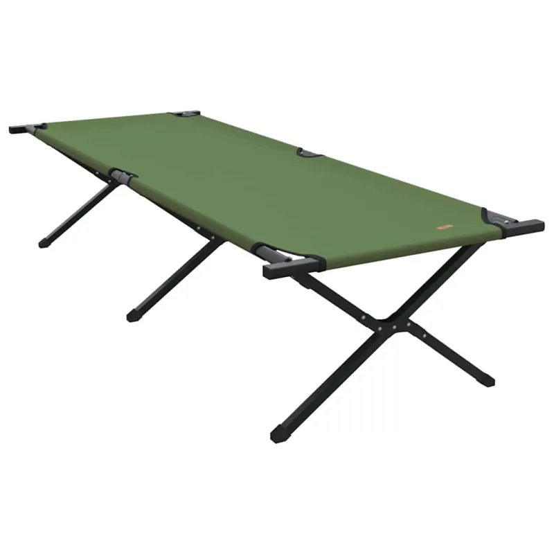 Sulankstoma Kempingo Lova 2 pcs Žalia 210 x 80 x 46 cm