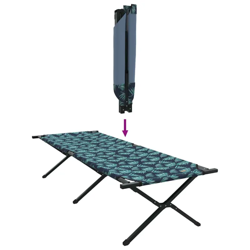 Sulankstoma Kempingo Lova Lapelis 2 pcs Miškas 210 x 80 x 46 cm