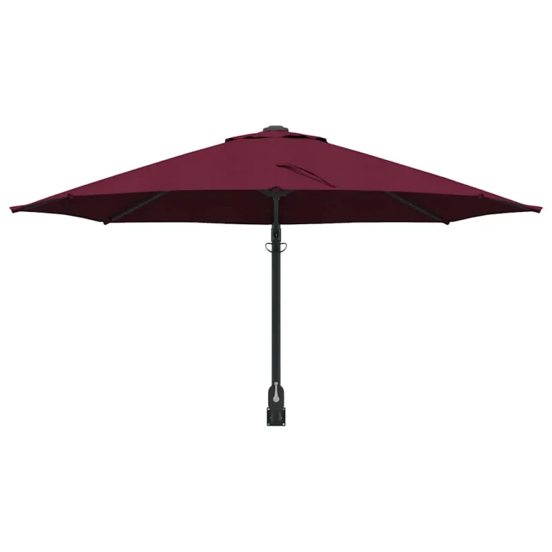 Sodo skėtis Bordo raudona 248 x 248 x 148 cm