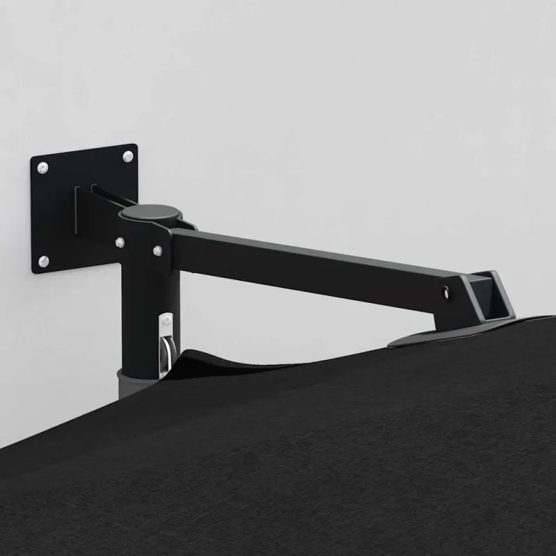 Sodo skėtis Juoda 248 x 248 x 148 cm Poliesteris ir plienas