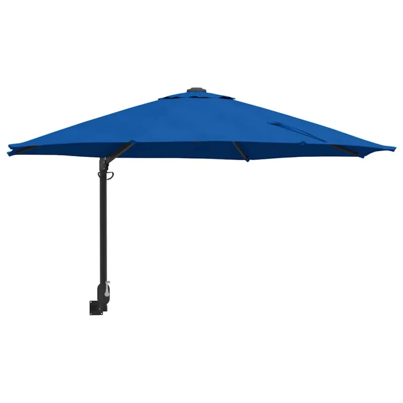 Sodo skėtis Azurblau 248 x 248 x 148 cm Poliesteris ir plienas