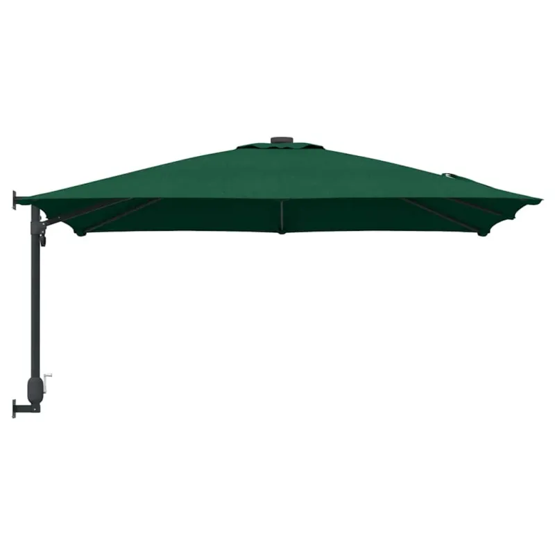 Sodo skėtis Žalia 248,5 x 247,5 x 160 cm Poliesteris ir plienas