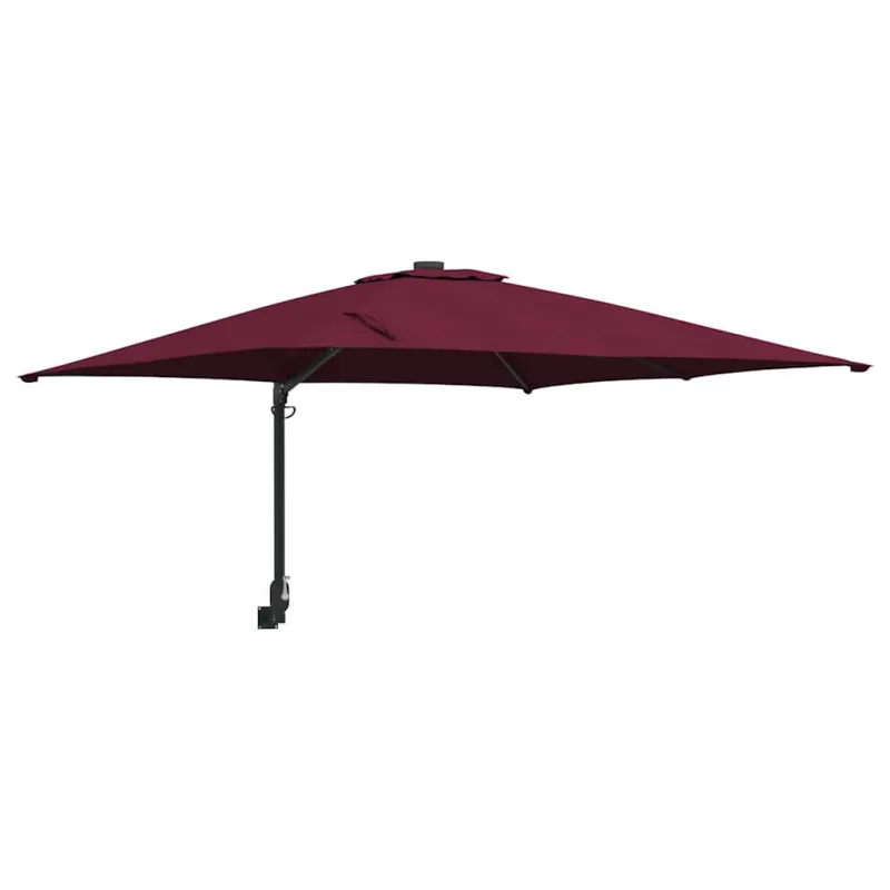 Sodo skėtis Bordo raudona 248,5 x 247,5 x 160 cm