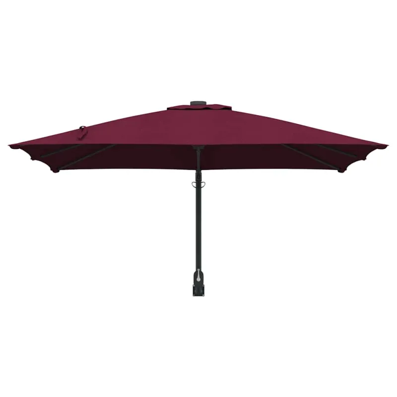 Sodo skėtis Bordo raudona 248,5 x 247,5 x 160 cm