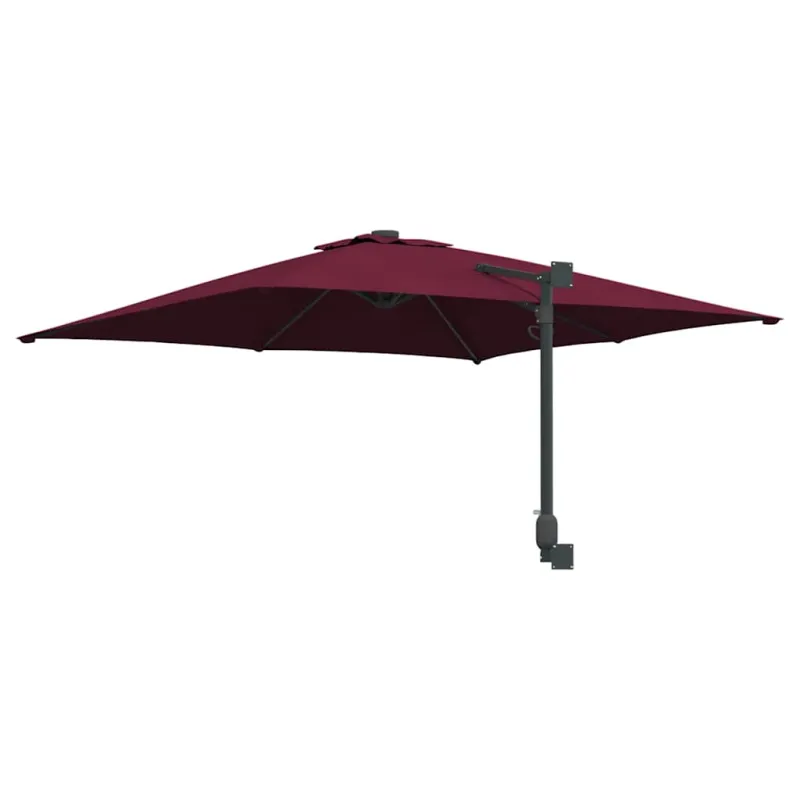 Sodo skėtis Bordo raudona 248,5 x 247,5 x 160 cm
