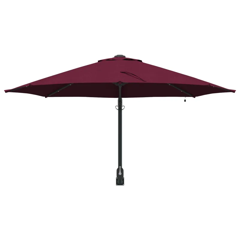 Sodo skėtis Bordo raudona 248 x 248 x 148 cm