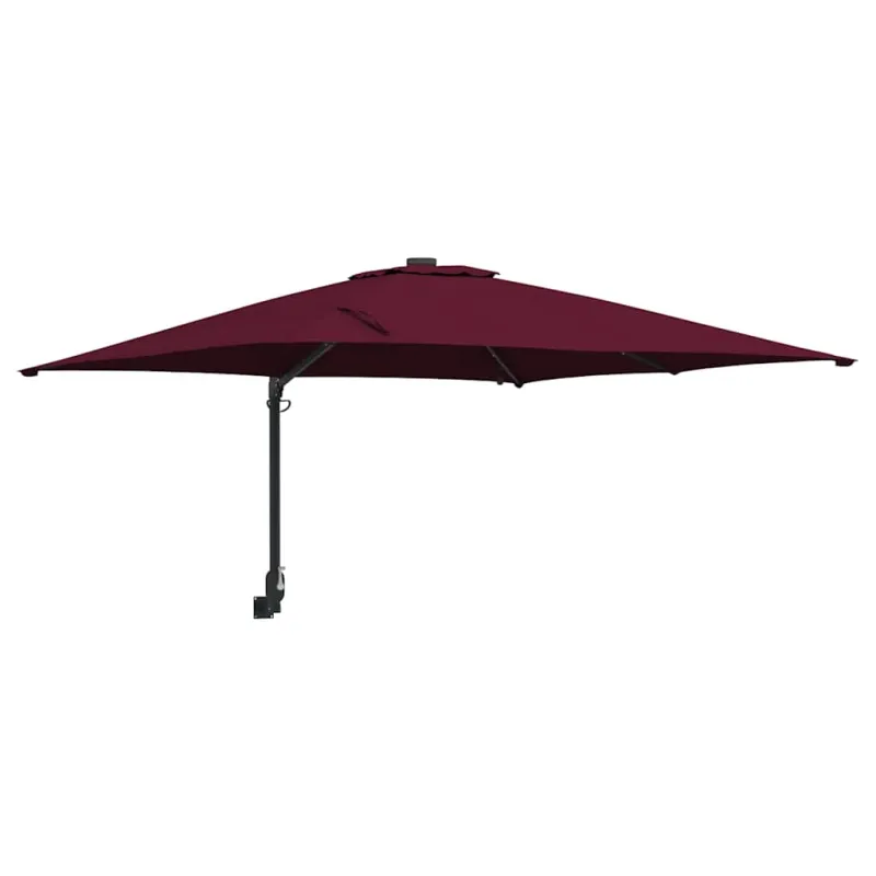 Sodo skėtis Bordo raudona 248,5 x 247,5 x 160 cm