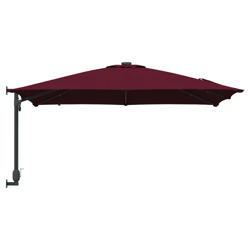 Sodo skėtis Bordo raudona 248,5 x 247,5 x 160 cm