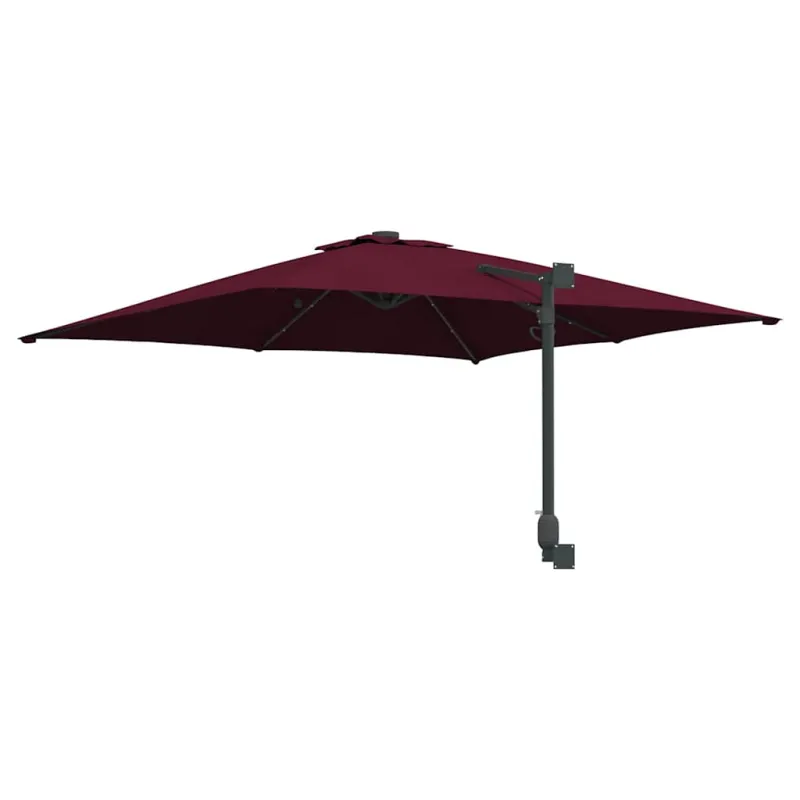 Sodo skėtis Bordo raudona 248,5 x 247,5 x 160 cm