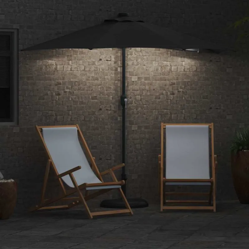 Sodo skėtis Antracitas 294 x 150 x 223 cm