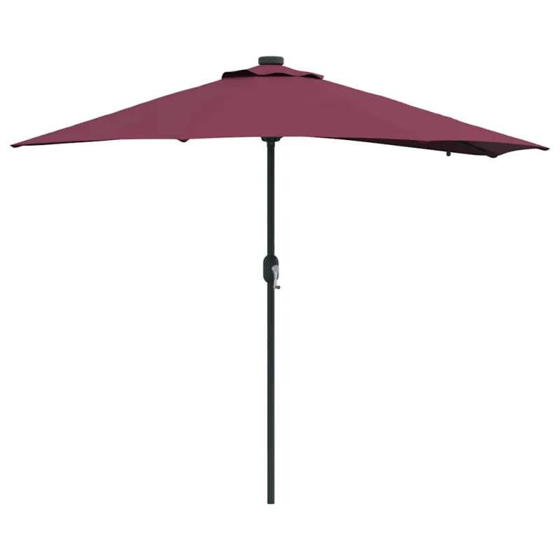 Sodo skėtis Bordo raudona 294 x 150 x 223 cm