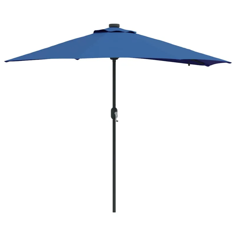Sodo skėtis Azurblau 294 x 150 x 223 cm Poliesteris ir plienas