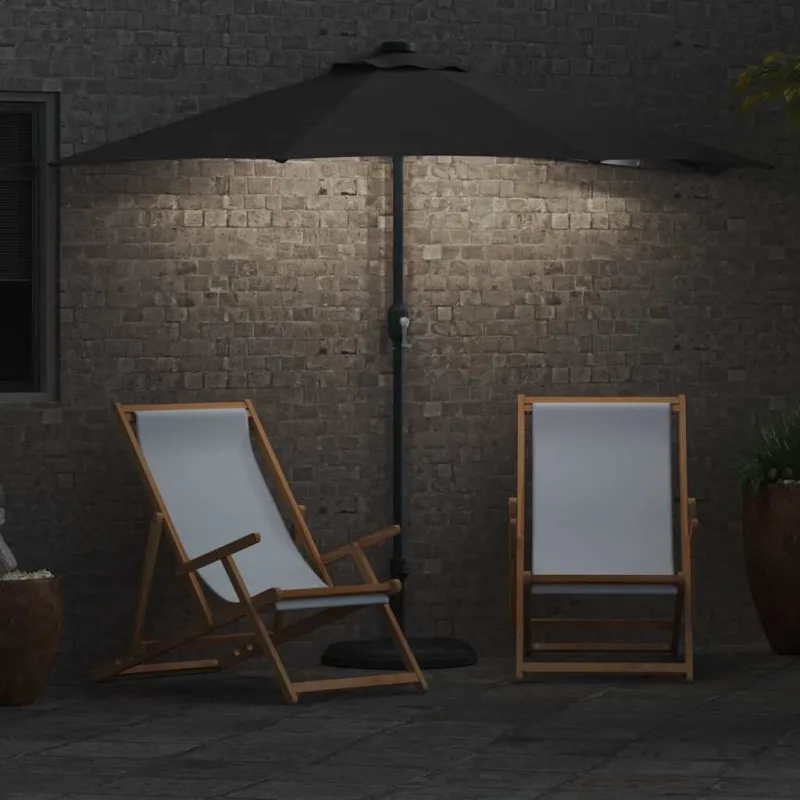 Sodo skėtis Antracitas 294 x 150 x 224 cm