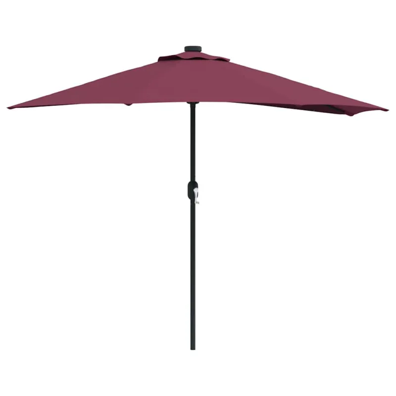 Sodo skėtis Bordo raudona 294 x 150 x 224 cm