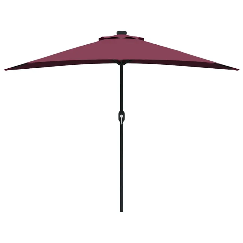 Sodo skėtis Bordo raudona 294 x 150 x 224 cm
