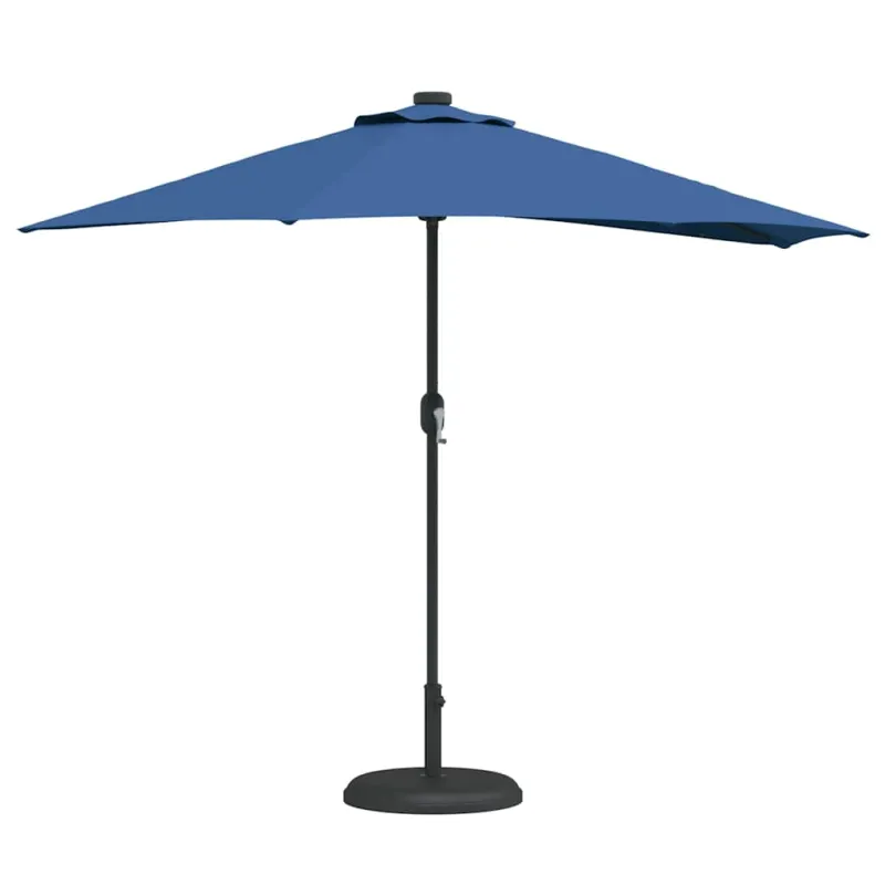 Sodo skėtis Azurblau 294 x 150 x 224 cm Poliesteris ir plienas